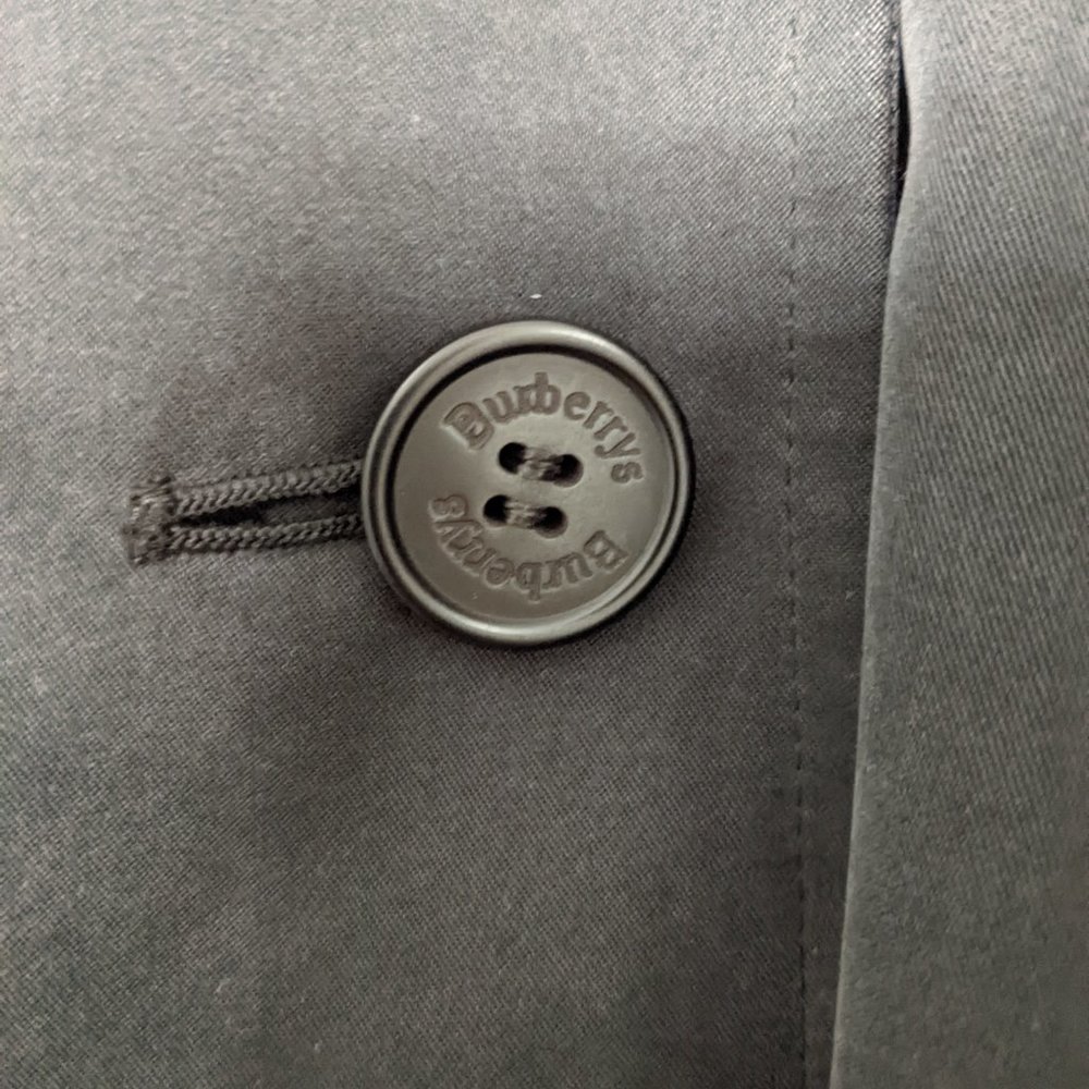 Ladies Burberry Air Force Blue Trench Coat - Picture 4 of 10